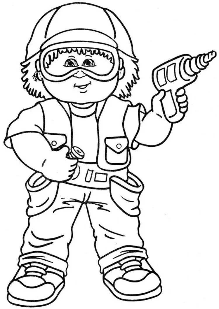 Kid Coloring Pages 6